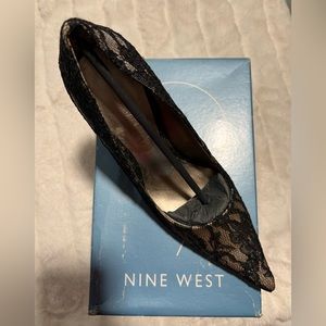 Back lace heels, Nine West